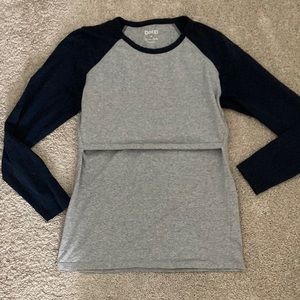 Boob nursing maternity shirt